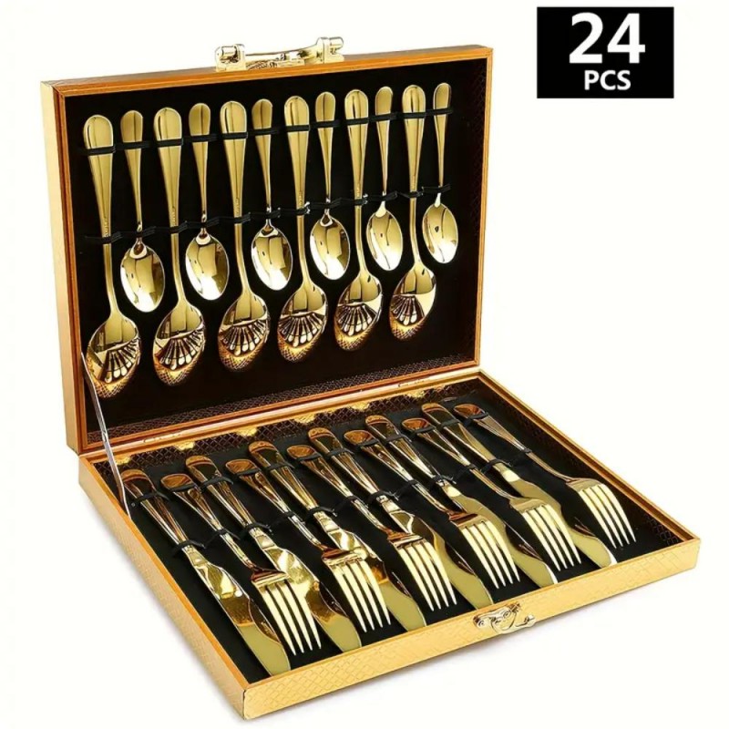 Stainless Steel Flatware Set 24pcs BE597192