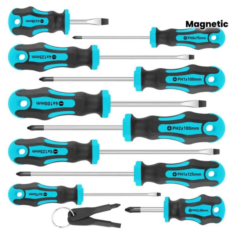 Magnetic screwdrivers set 12-pcs KV1134811