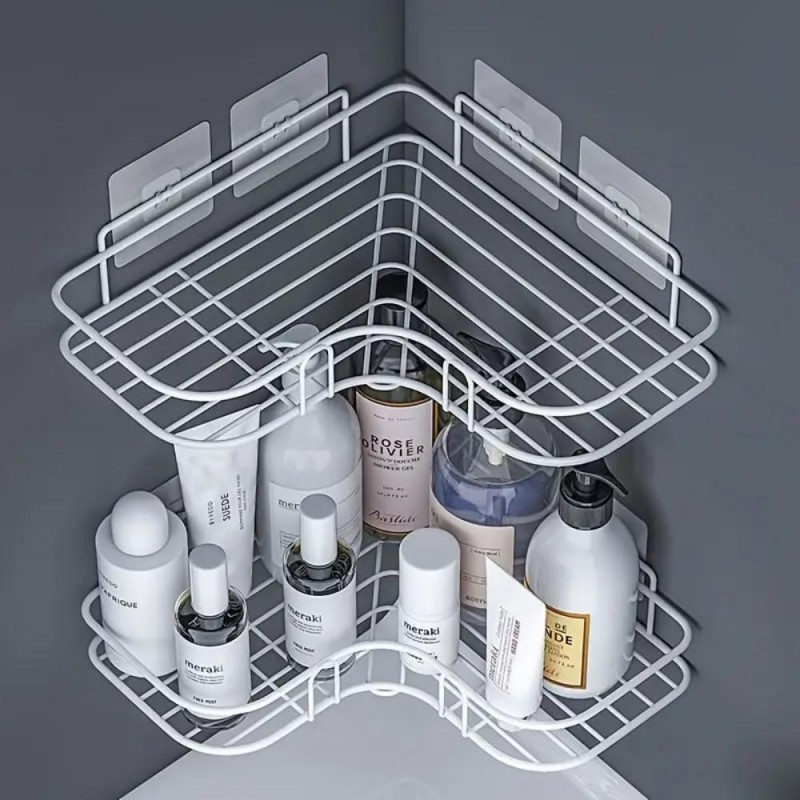 Wall-Mounted Shower Caddy Rack KY4049045