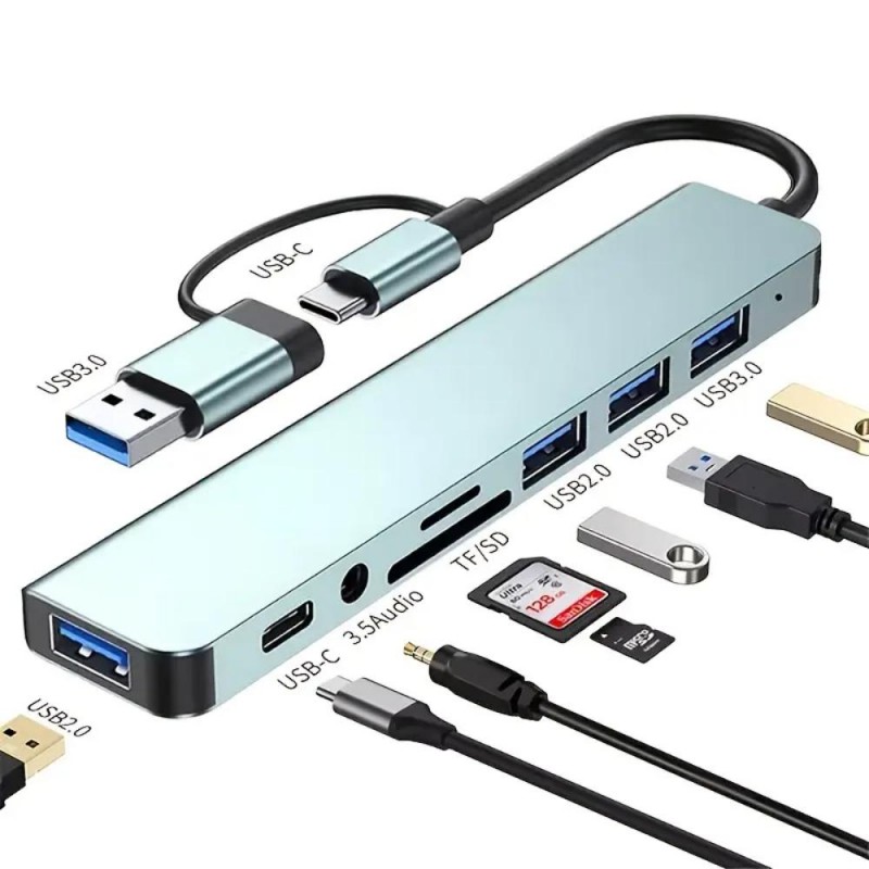 8-in-1 Multi-Function USB Hub YL5176801