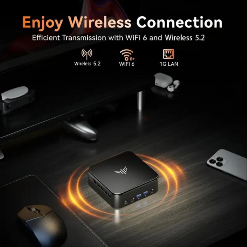 Acemagic Mini PC AMD Ryzen 7 5825U 32GB DDR4 512GB M.2 SSD JM4229739
