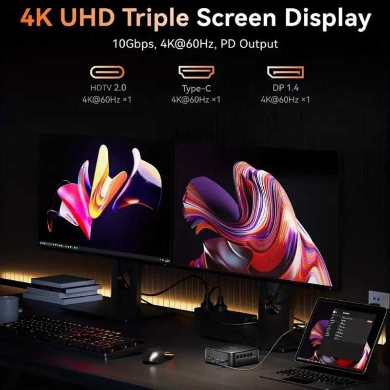 Acemagic Mini PC AMD Ryzen 7 5825U 32GB DDR4 512GB M.2 SSD JM4229739