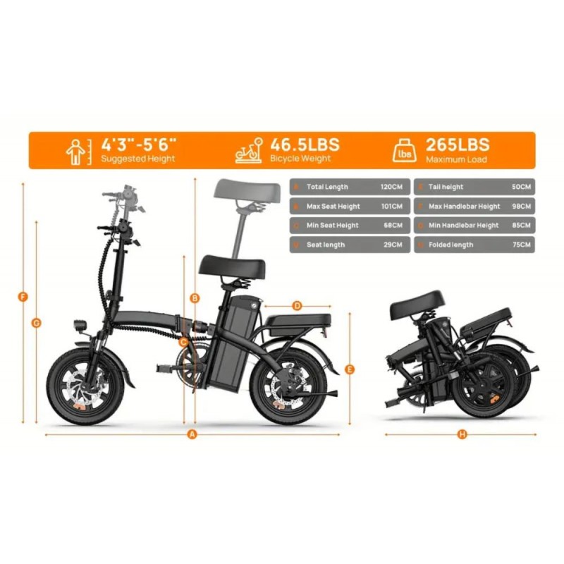 F1L Foldable Electric Bike UV4766418