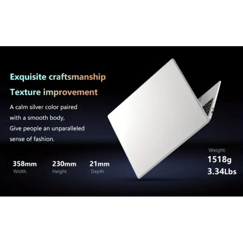 KUU ECOBOOK Laptop 15.6 8GB DDR4 256GB SSD WA178410