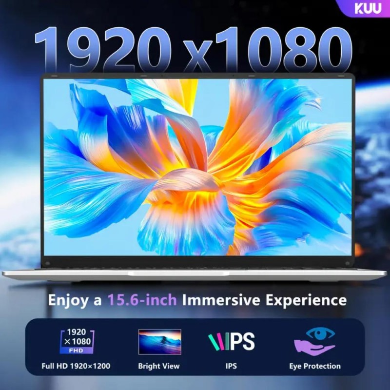 KUU ECOBOOK Laptop 15.6 8GB DDR4 256GB SSD WA178410