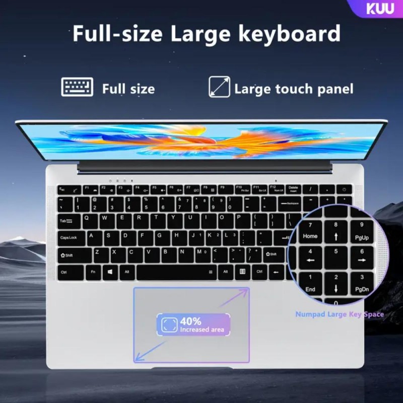 KUU ECOBOOK Laptop 15.6 8GB DDR4 256GB SSD WA178410