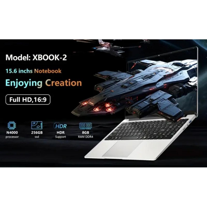 KUU ECOBOOK Laptop 15.6 8GB DDR4 256GB SSD WA178410