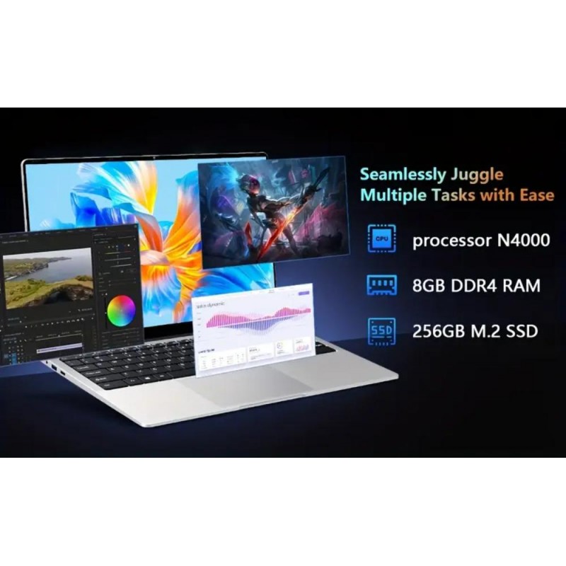 KUU ECOBOOK Laptop 15.6 8GB DDR4 256GB SSD WA178410