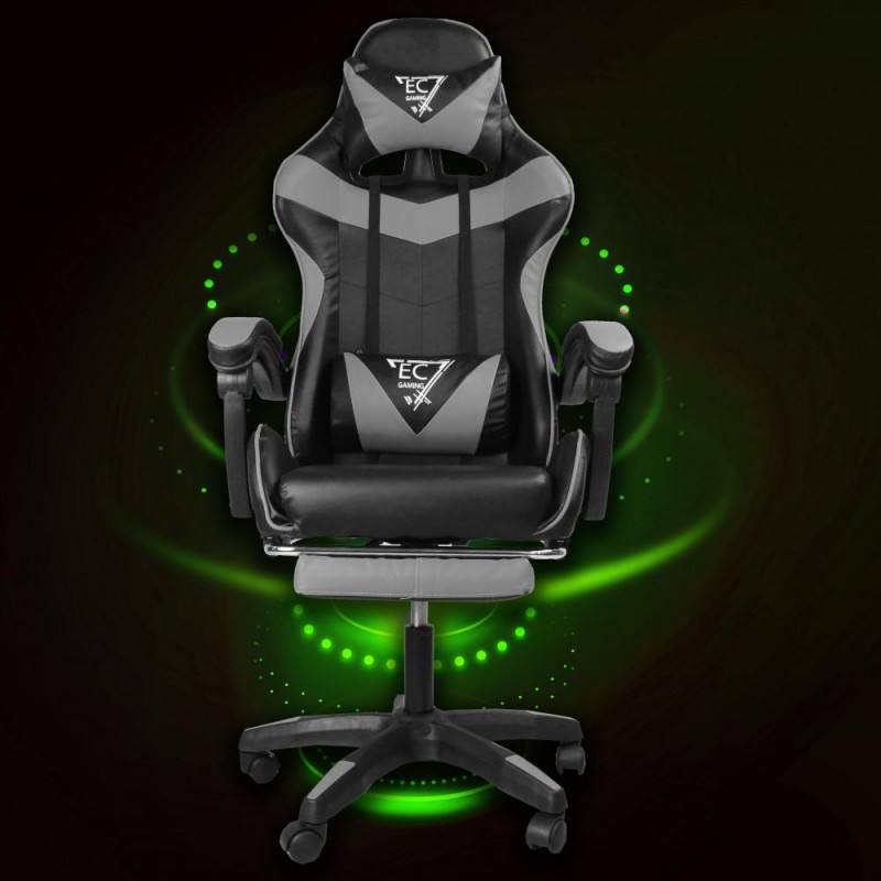 EC gaming chair with footrest KO02CZ