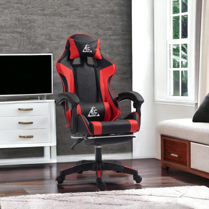 EC gaming chair with footrest KO24CZE