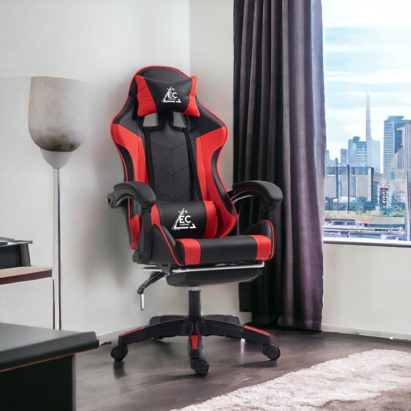 EC gaming chair with footrest KO24CZE