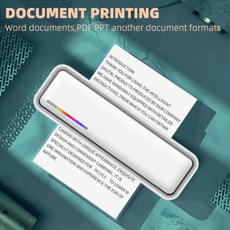 Portable A4 Thermal Printer 300DPI BH3548801