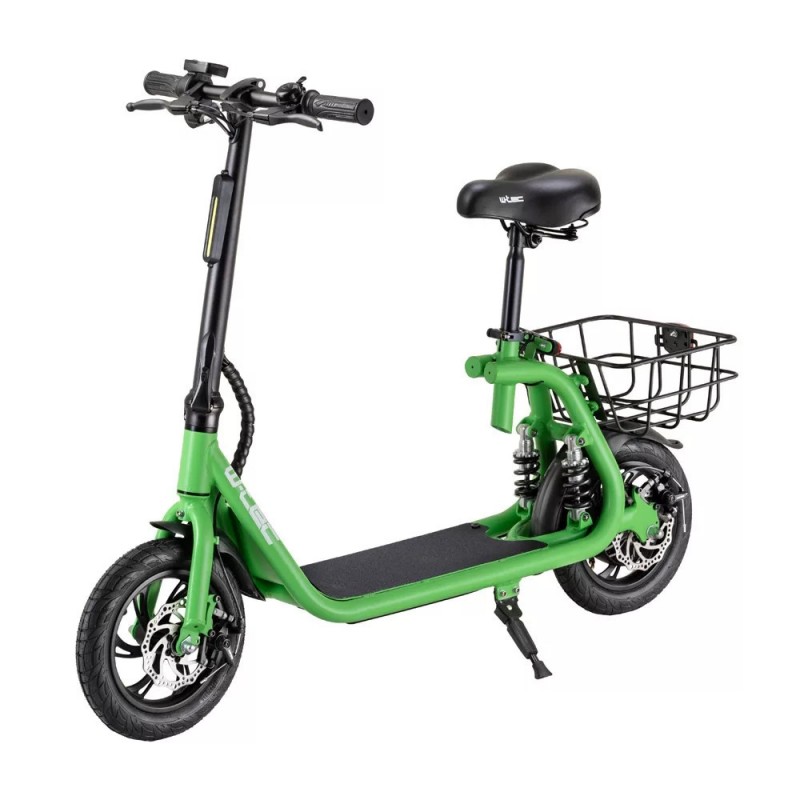 Electric Scooter with Removable Seat and Basket ho...