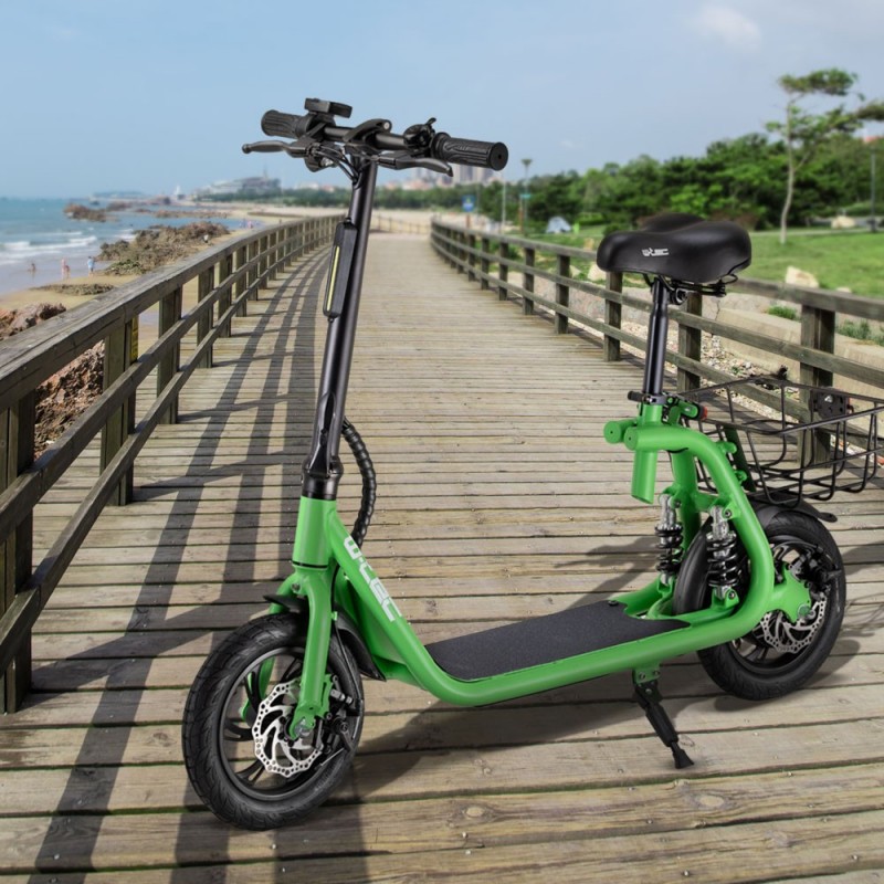 Electric Scooter with Removable Seat and Basket holm5700