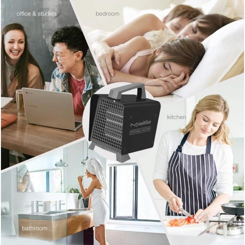 Multifun 2000W ceramic portable heater Holm5555