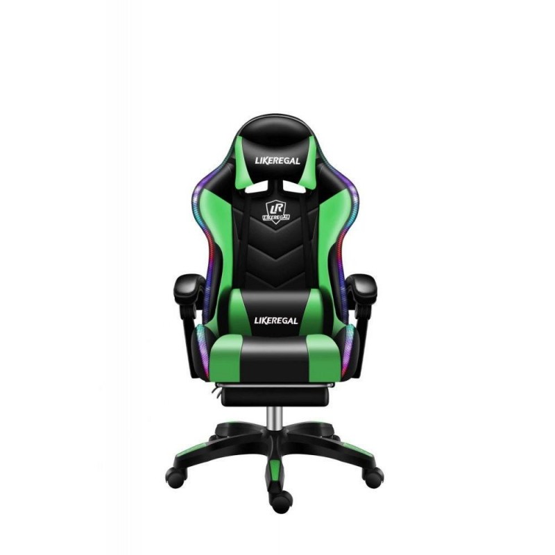 Likeregal 920 LED massage Gaming chair with footrest holm6910Gn