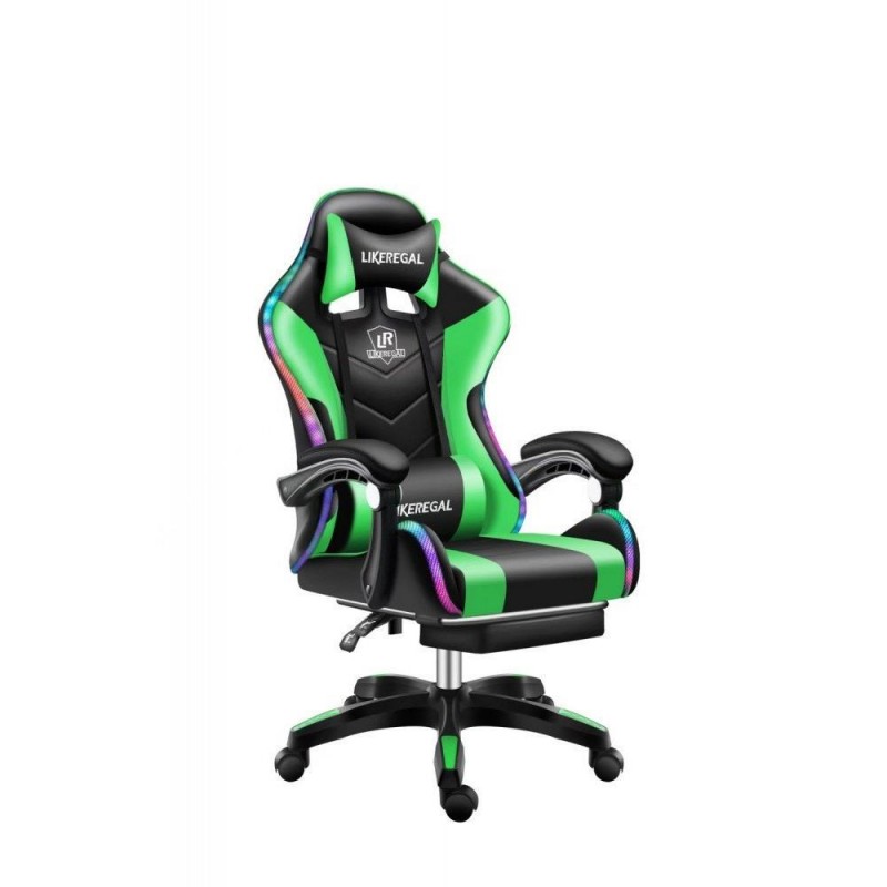 Likeregal 920 LED massage Gaming chair with footrest holm6910Gn