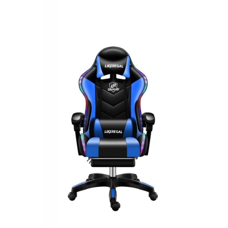 Likeregal 920 LED massage Gaming chair with footrest holm6911Bl