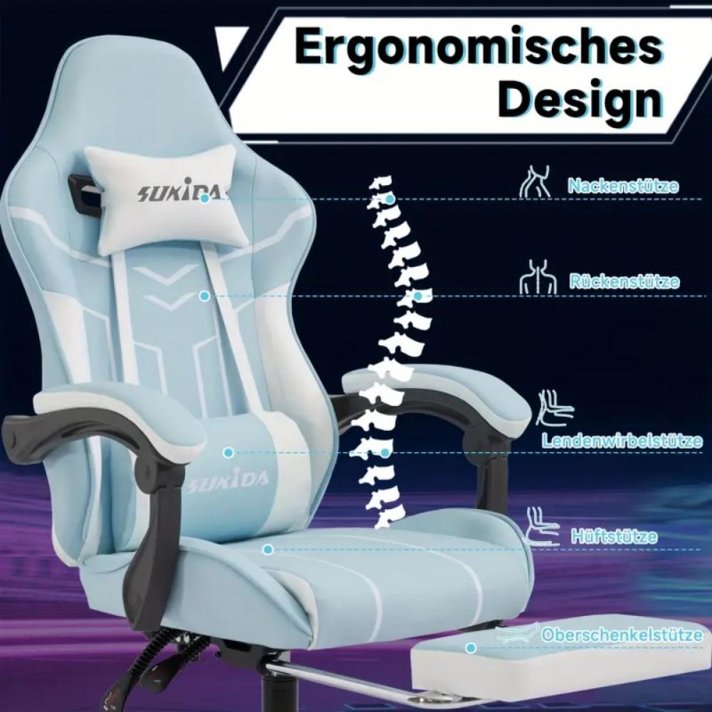 SUKIDA Ergonomic Gaming Chair GE1949278