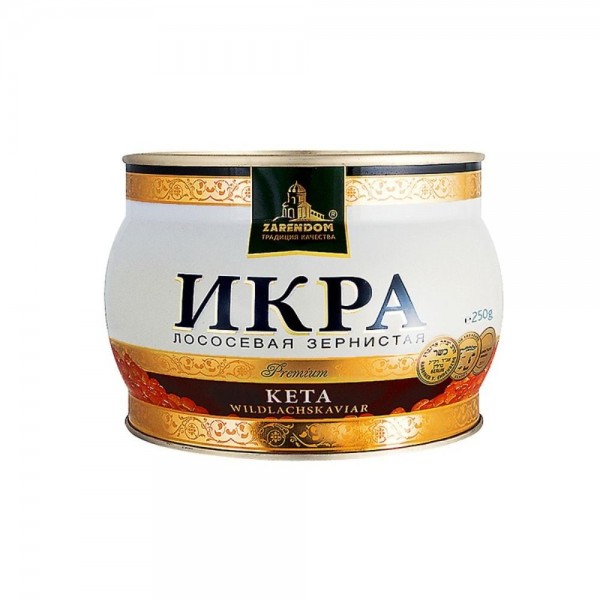 Chum salmon caviar Zarendom Premium 0.250
