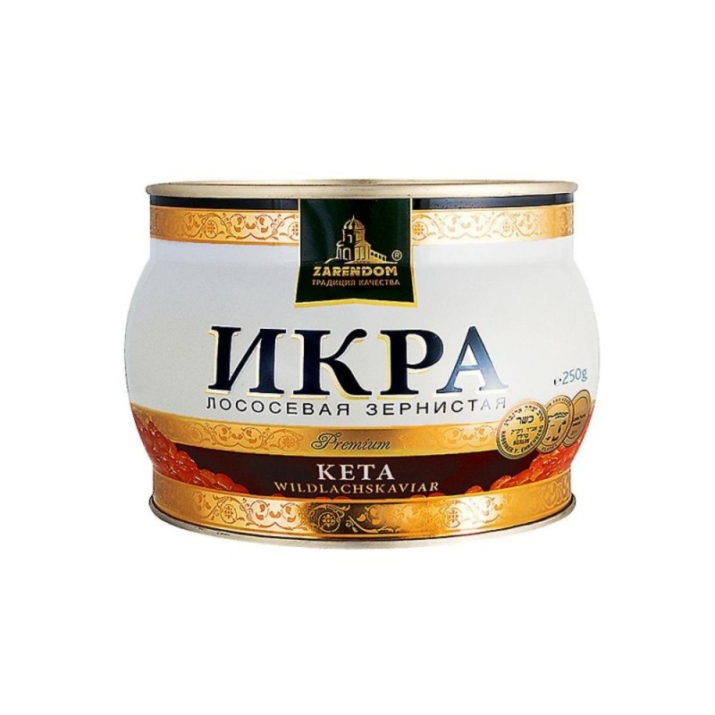 Chum salmon caviar Zarendom Premium 0.250